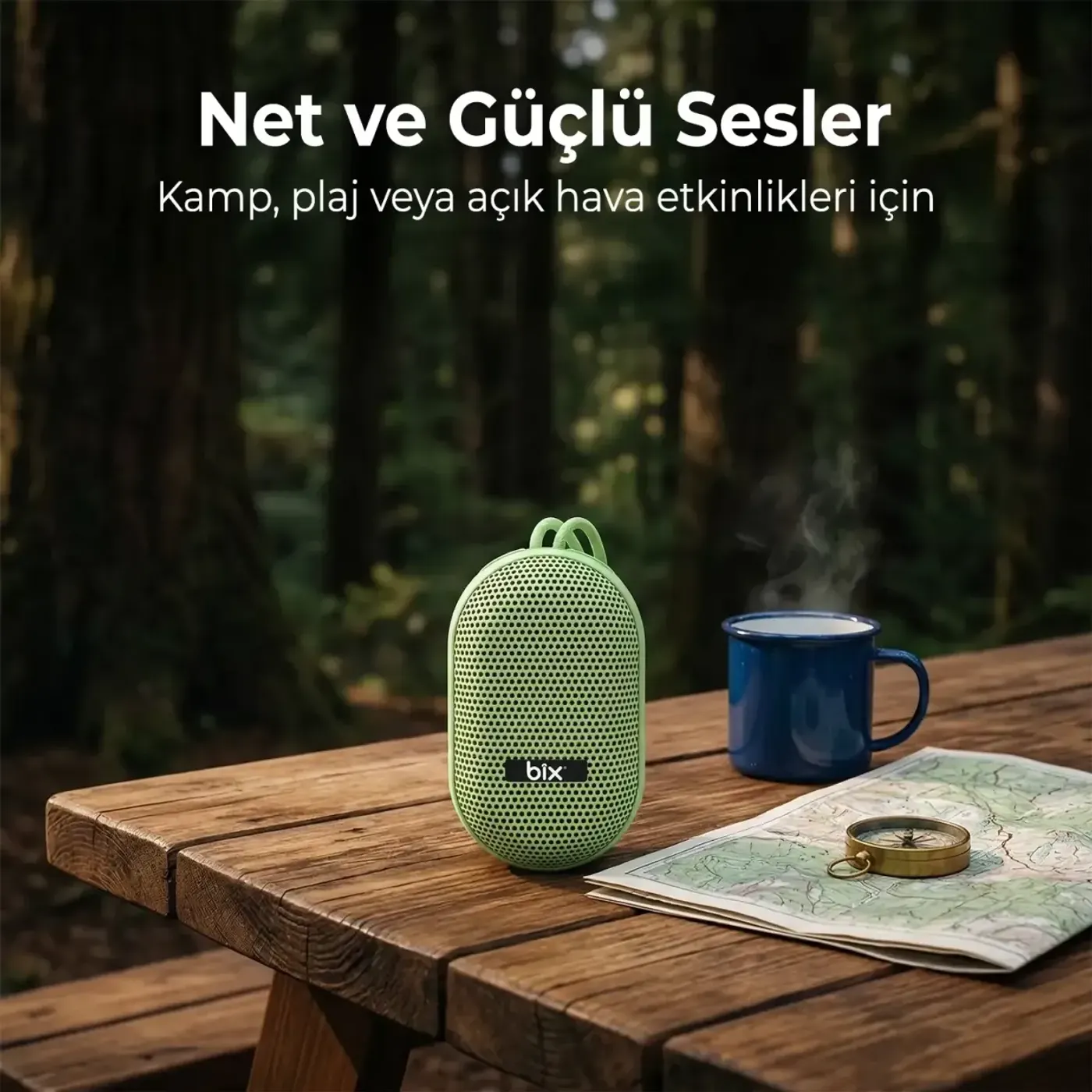 BXWS01 Bluetooth 6.0 IPX4 Suya Dayanıklı 8W Hoparlör — görsel 5