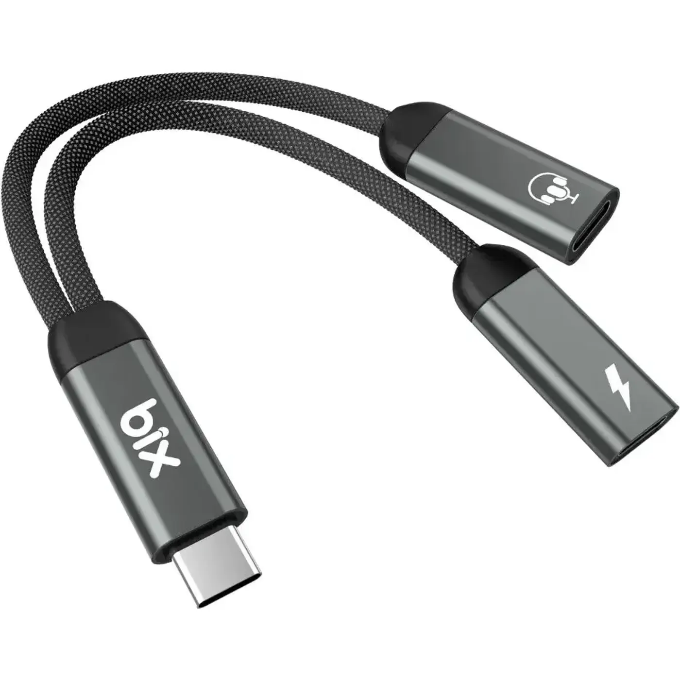 C2C1 Type-C to Çift Type-C Kulaklık ve 15W Dönüştürücü
