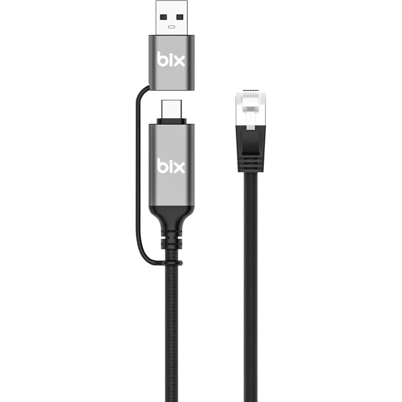 C6AC15 2in1 USB-A & Type-C to RJ45 Ethernet — görsel 2