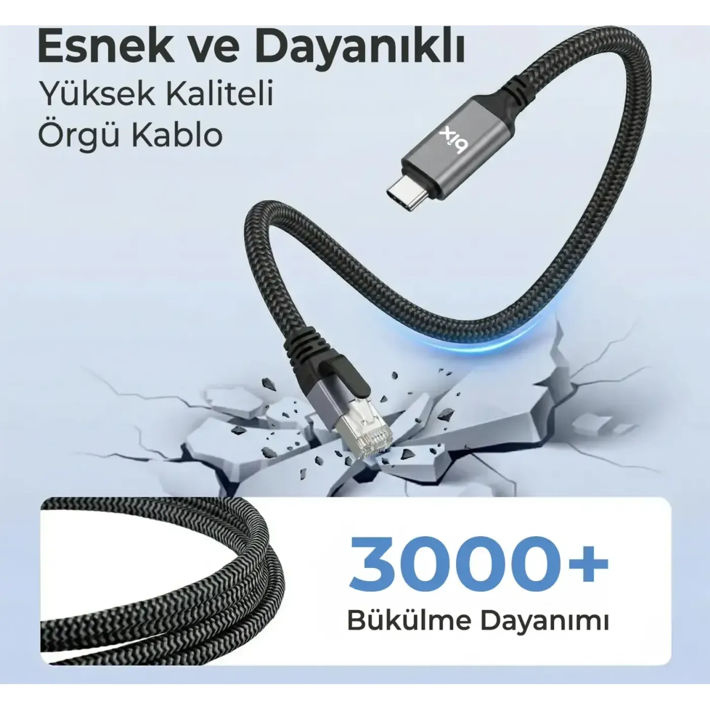C6C01 USB-C to RJ45 1000Mbps Gigabit Ethernet — görsel 5