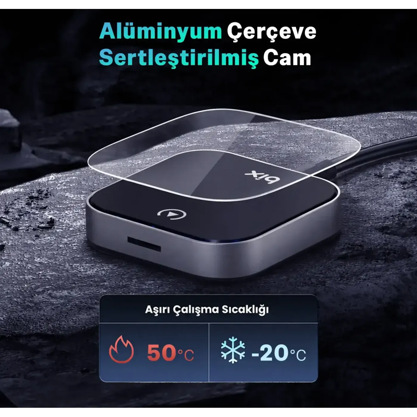 CB03 Kablosuz CarPlay Android Auto Adaptörü 2.4G/5G — görsel 4