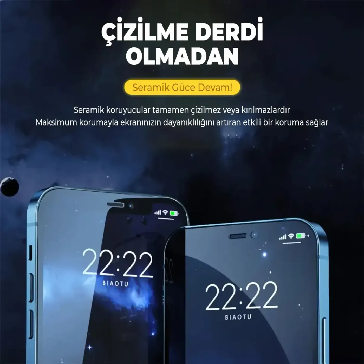 Bix Ceramic Anti-Static Clear Nano Ekran Koruyucu — görsel 4