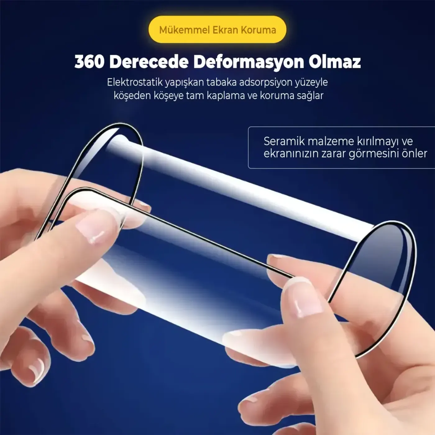 Bix Ceramic Anti-Static Clear Nano Ekran Koruyucu — görsel 5