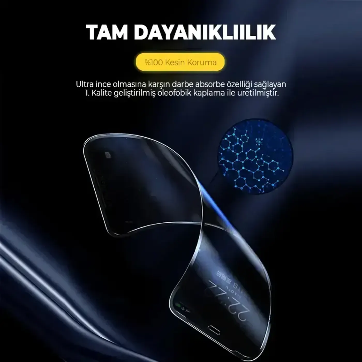 Bix Ceramic Anti-Static Clear Nano Ekran Koruyucu — görsel 6