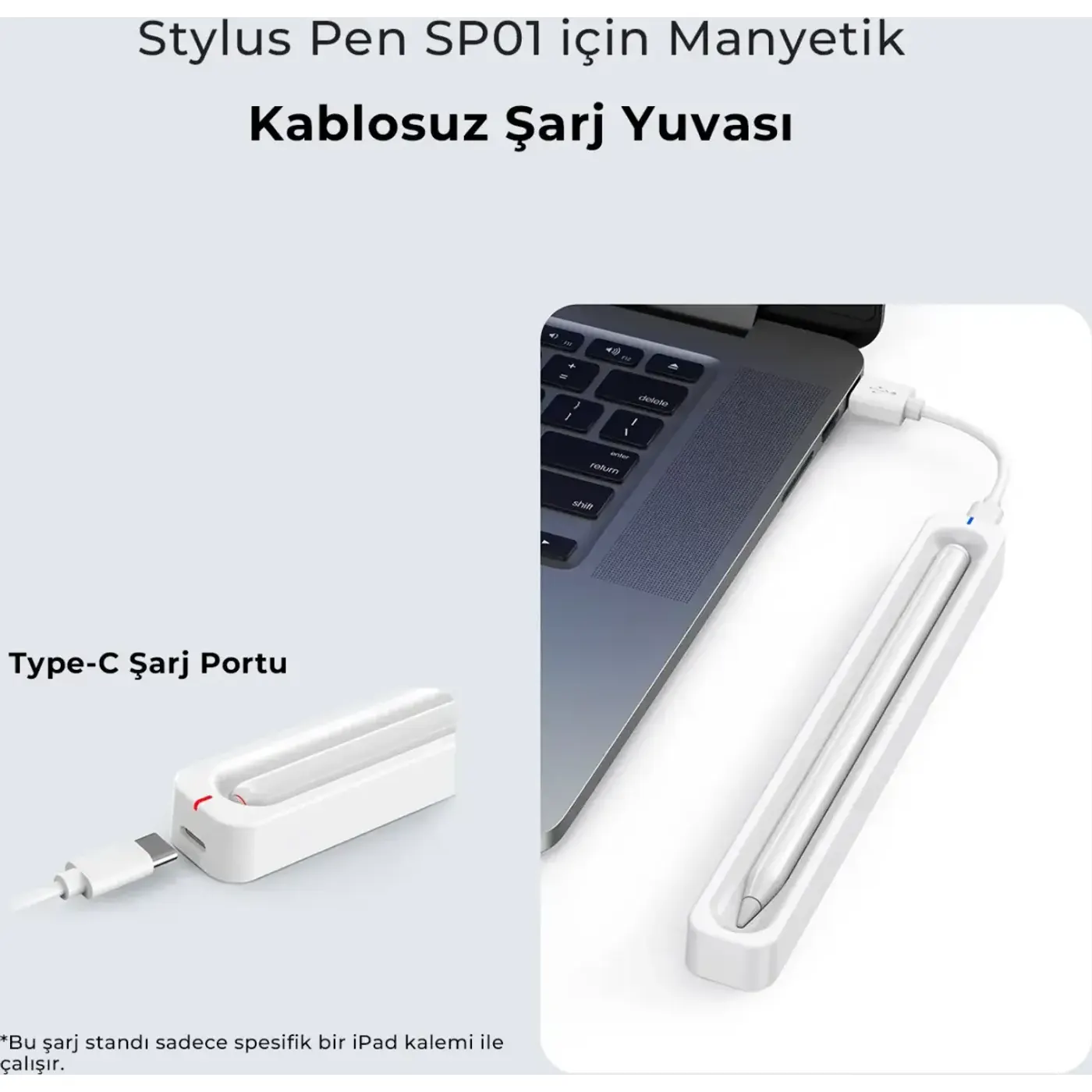 DK01 Bluetooth Stylus Pen SP01 İçin Manyetik Kablosuz — görsel 3