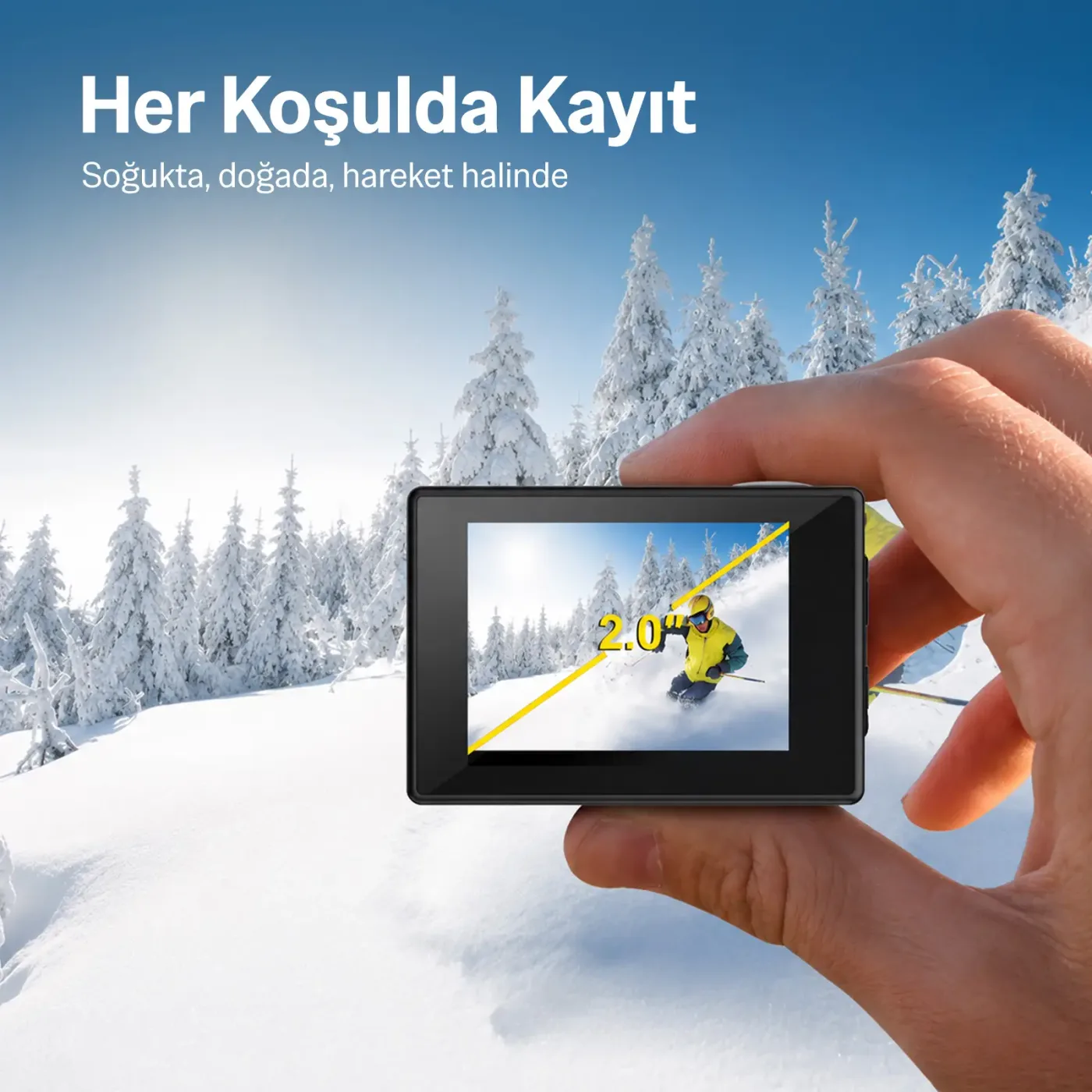 Bix Edge 1 HD Aksiyon Kamerası 720P 30 Metre Su — görsel 4
