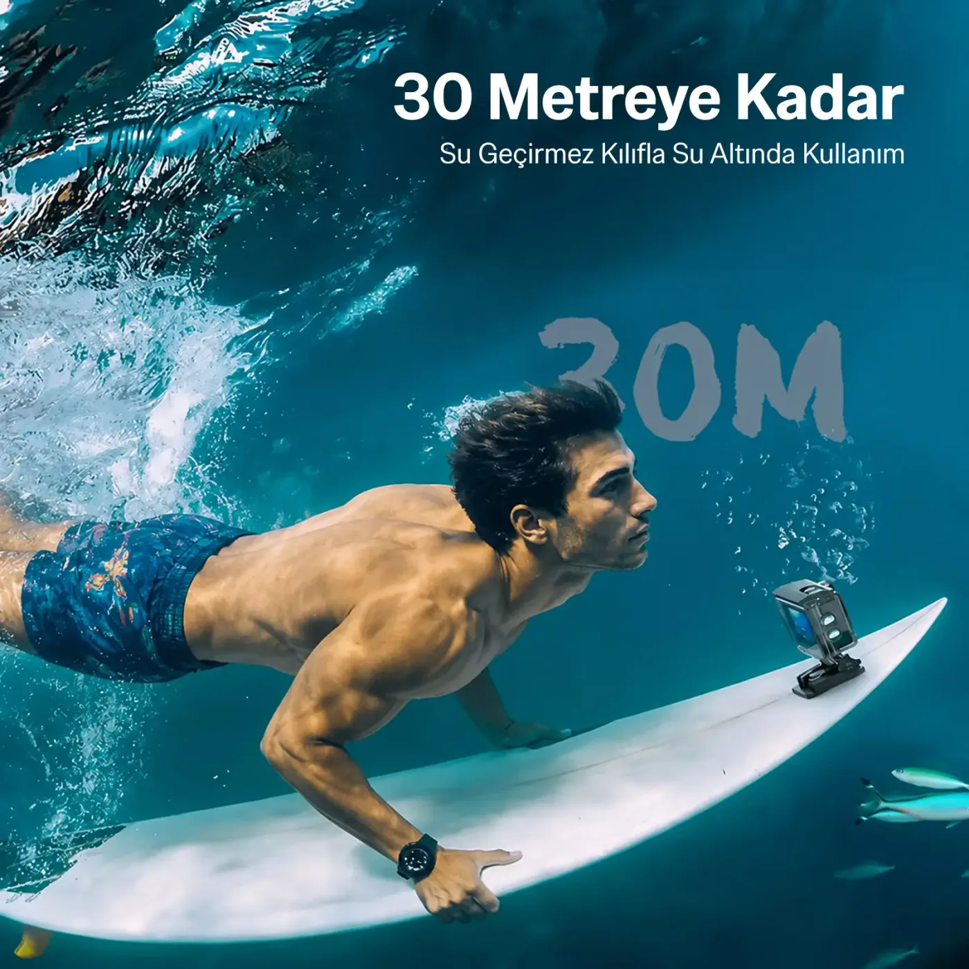 Bix Edge 1 HD Aksiyon Kamerası 720P 30 Metre Su — görsel 5