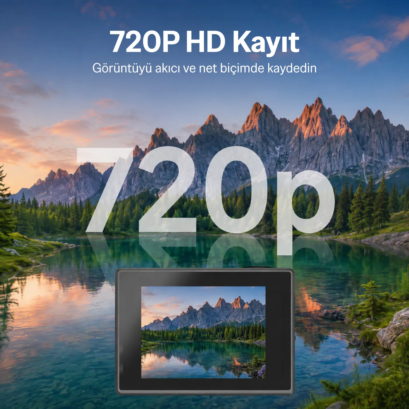 Bix Edge 1 HD Aksiyon Kamerası 720P 30 Metre Su — görsel 6