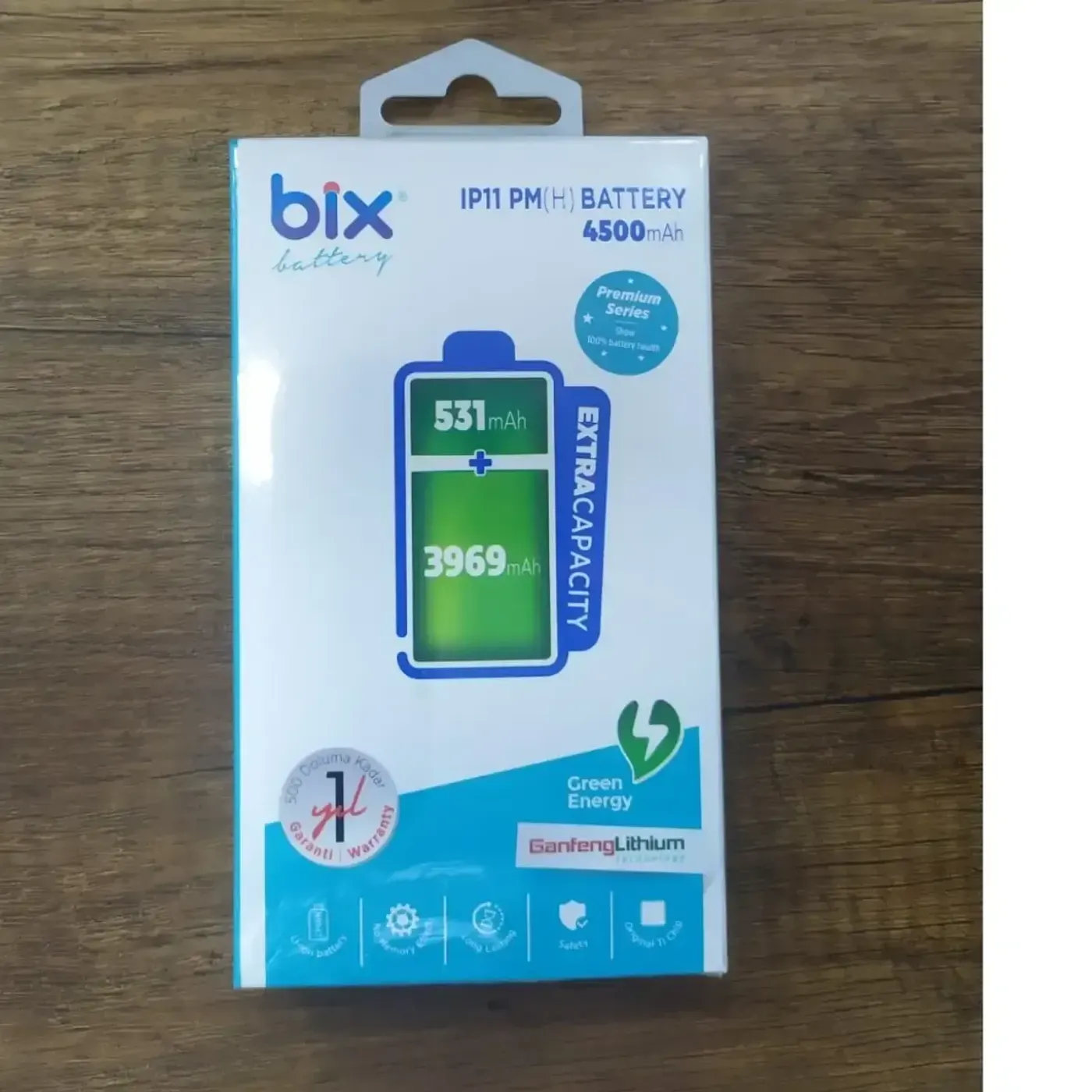 Bix IP11 PM(H) iPhone 11 Pro Max için 4500mAh Batarya — görsel 2