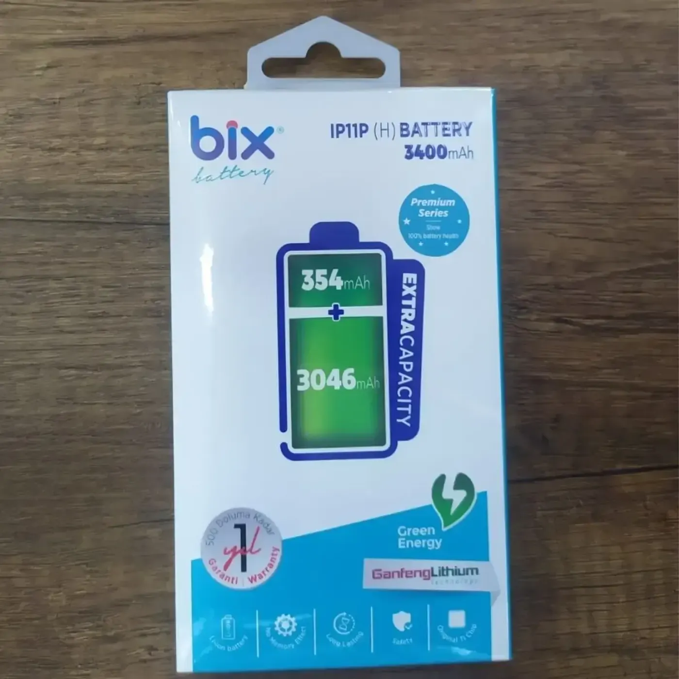 Bix IP11P(H) iPhone 11 Pro için 3400mAh Ekstra Batarya — görsel 2