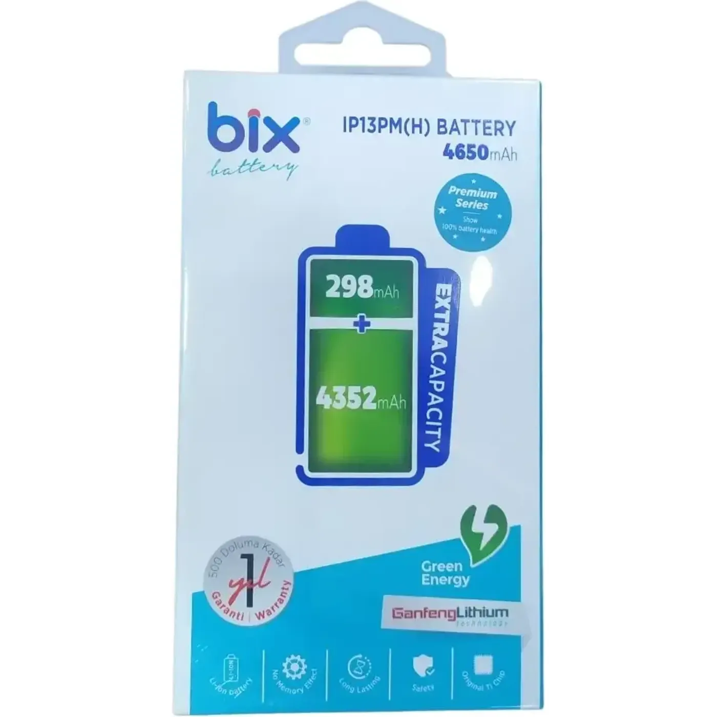 Bix IP13PM(H) iPhone 13 Pro Max için 4650mAh Batarya — görsel 2