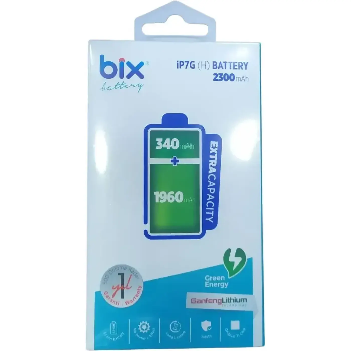 Bix IP7G(H) iPhone 7 için 2300mAh Ekstra Batarya — görsel 2