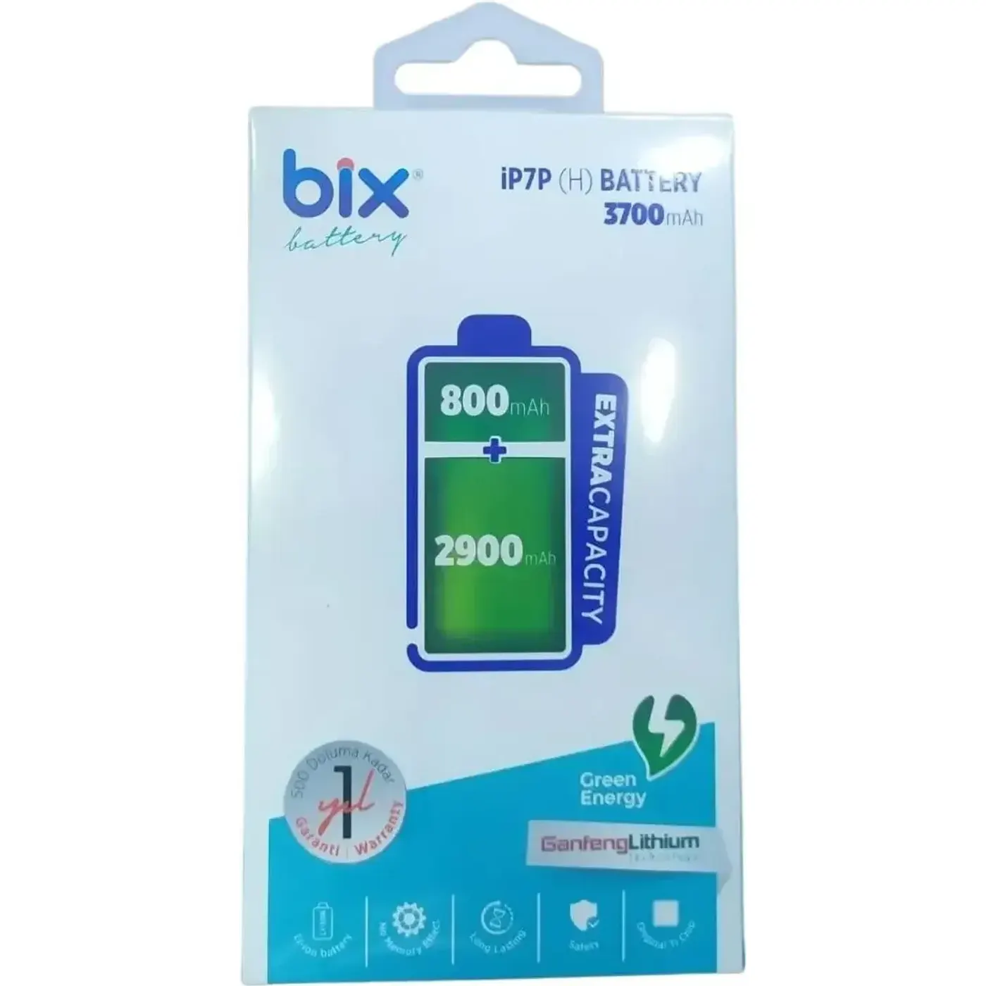 Bix IP7P(H) iPhone 7 Plus için 3700mAh Ekstra Batarya