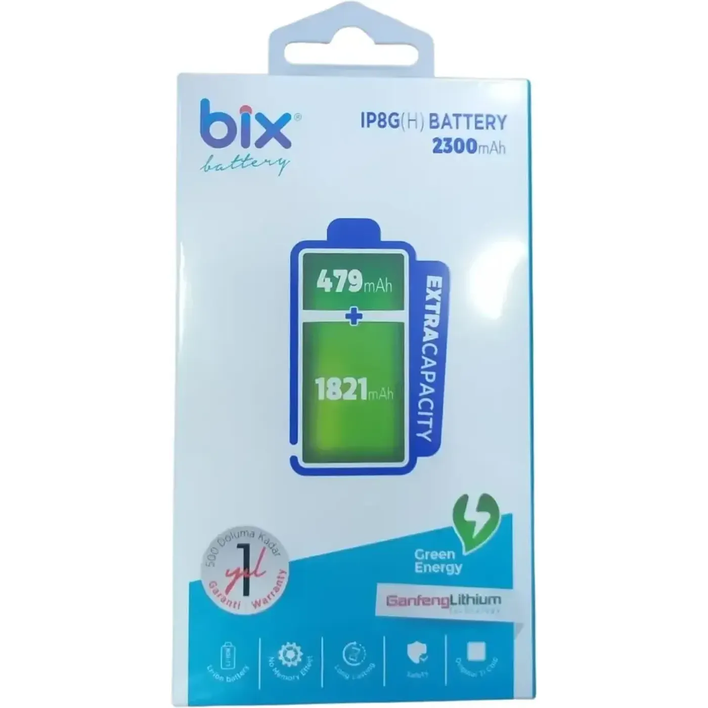Bix IP8G(H) iPhone 8 için 2300mAh Ekstra Batarya — görsel 2