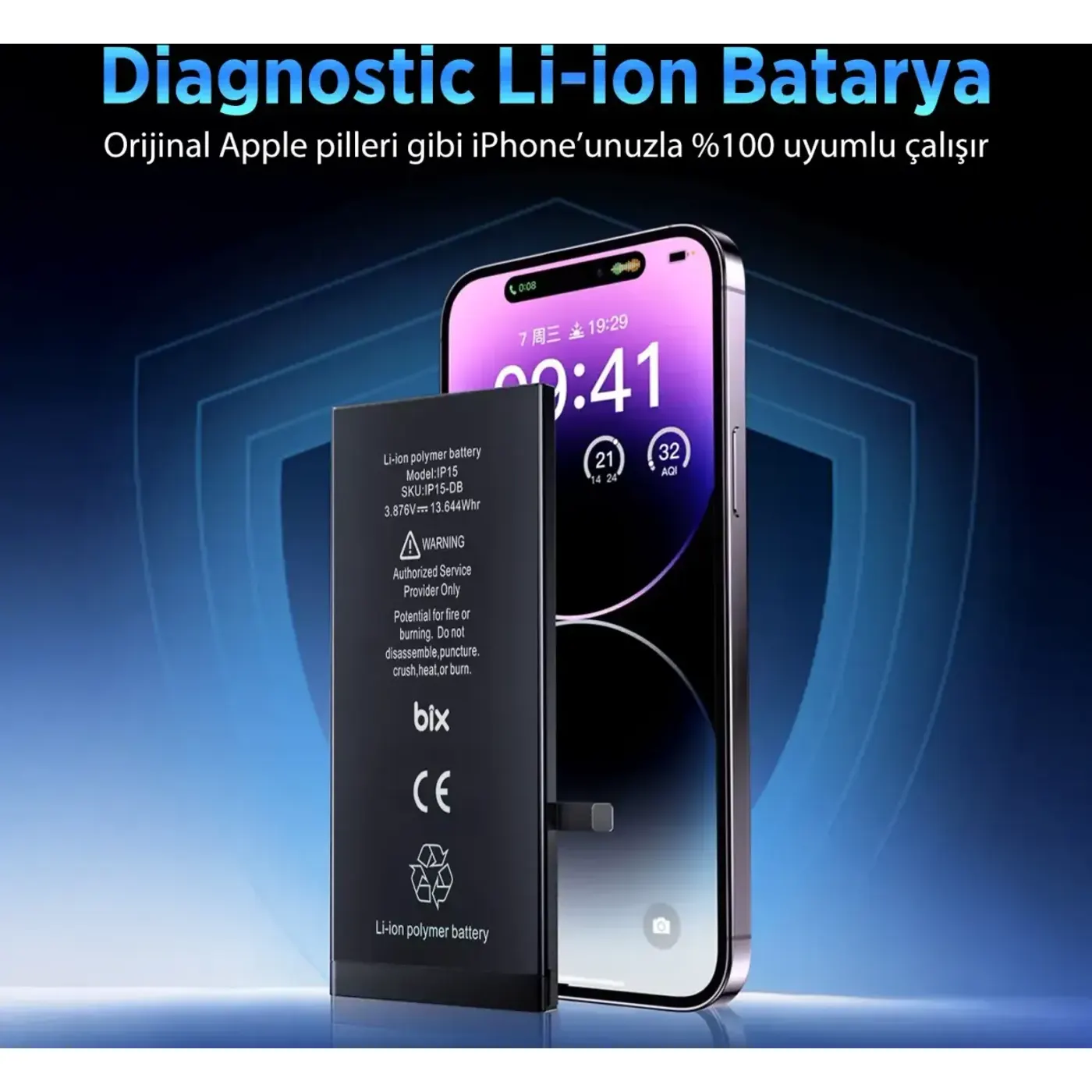 iPhone 14 Pro Max için 4790mAh Ekstra Batarya — görsel 8