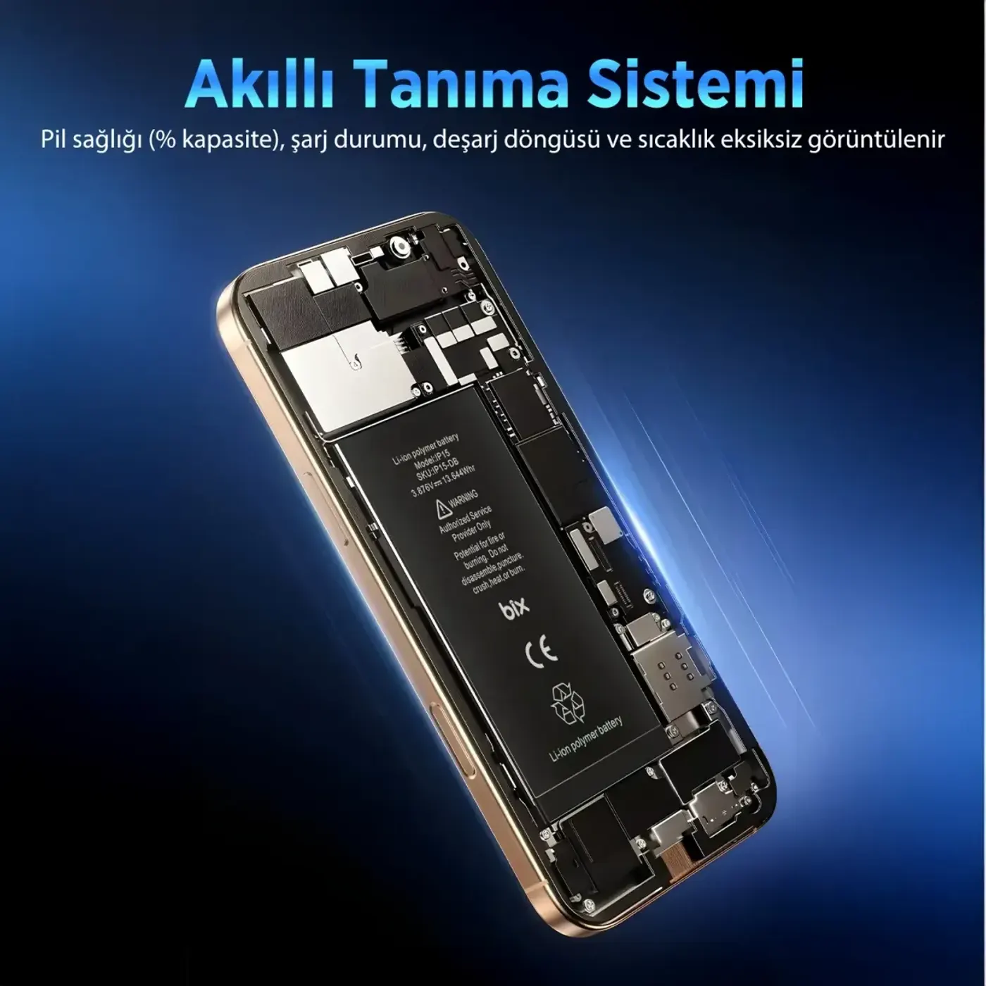 iPhone 14 Pro Max için 4790mAh Ekstra Batarya — görsel 3