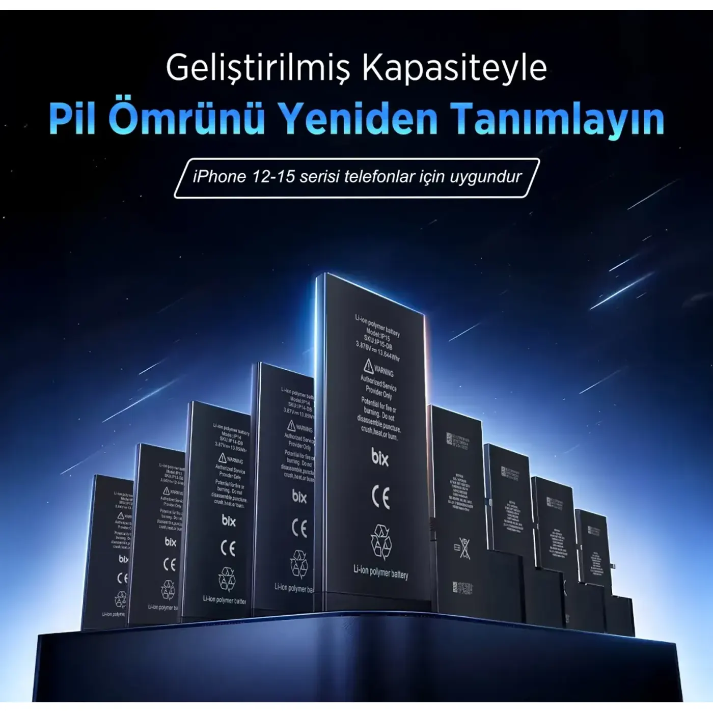 iPhone 14 Pro Max için 4790mAh Ekstra Batarya — görsel 5