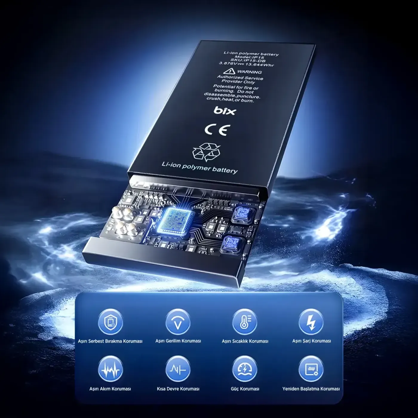 iPhone 14 Pro Max için 4790mAh Ekstra Batarya — görsel 6