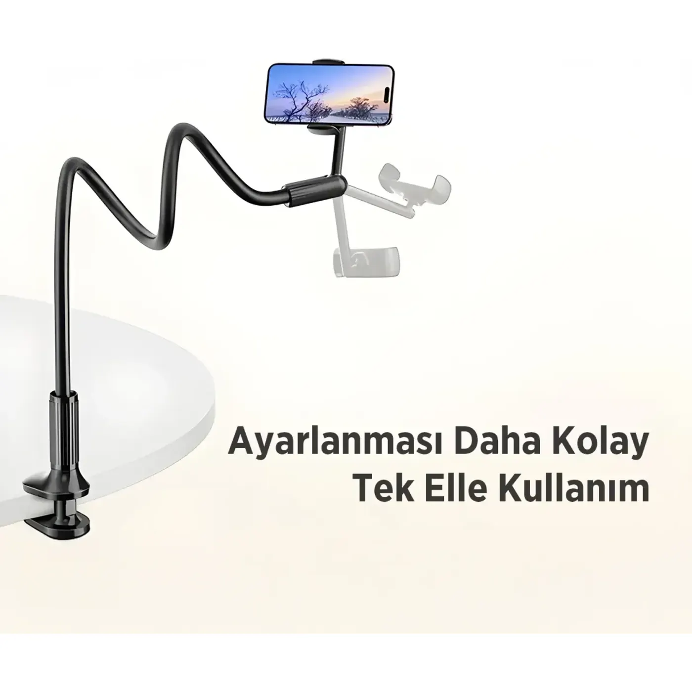 Bix Saiji IVY-4 95 cm 360° Derece Telefon Tutucu — görsel 6