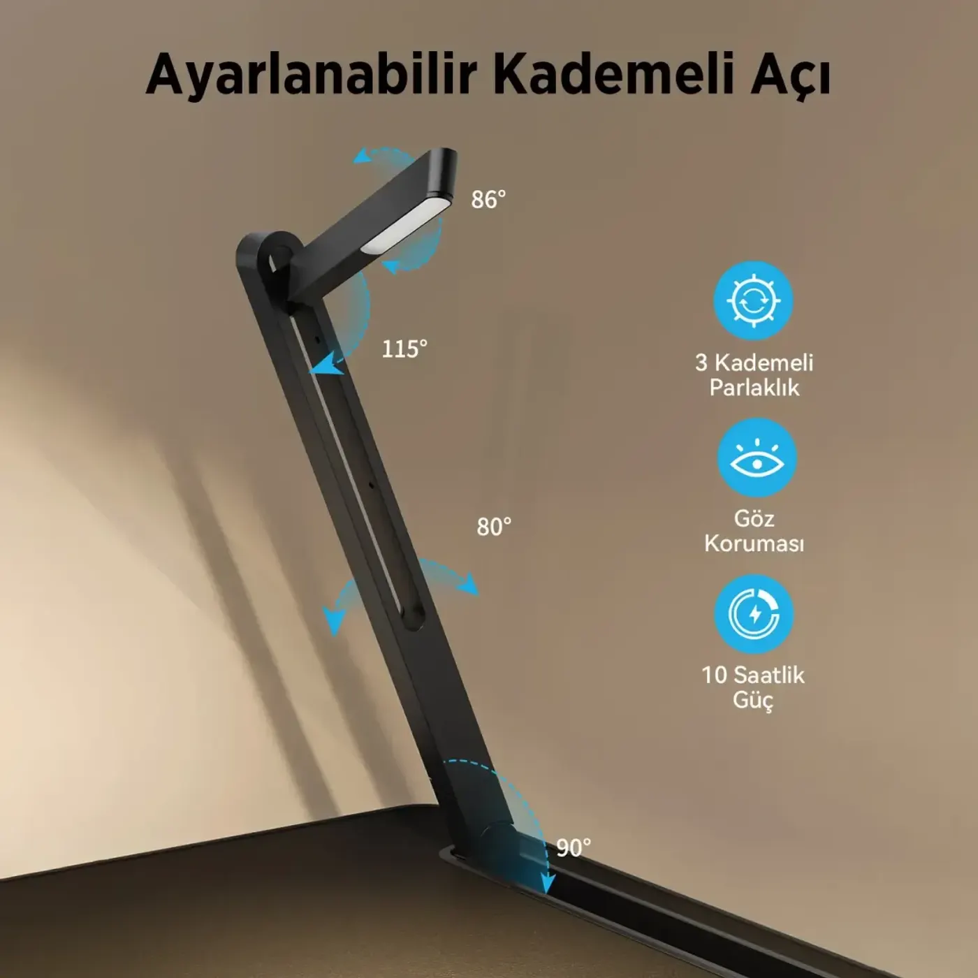 Bix Saiji K8 Ultimate LED Işıklı Çalışma Masası – 3 — görsel 2
