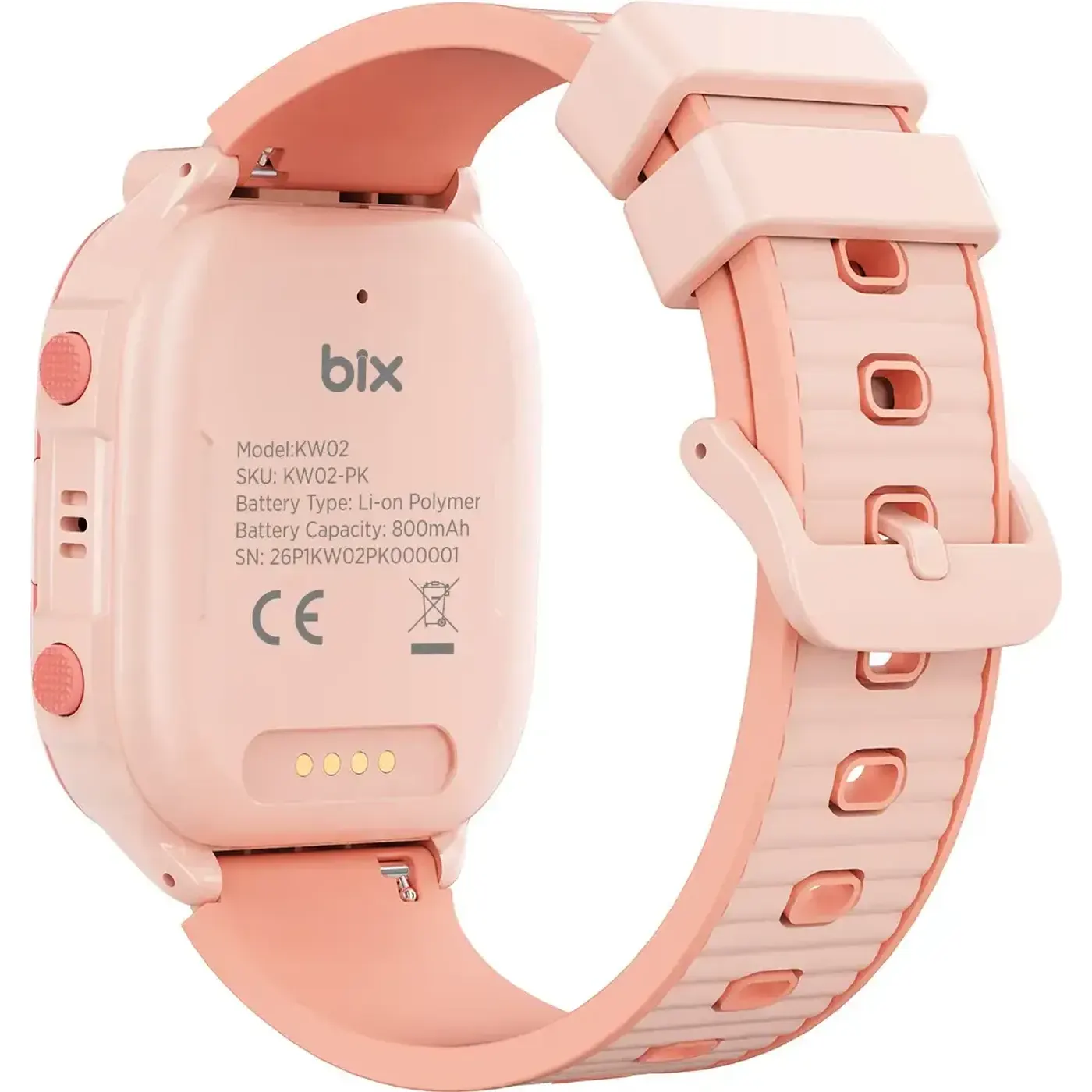 Bix Kids KW02 Sim Kartlı GPS Rota Takipli Akıllı Saati — görsel 3