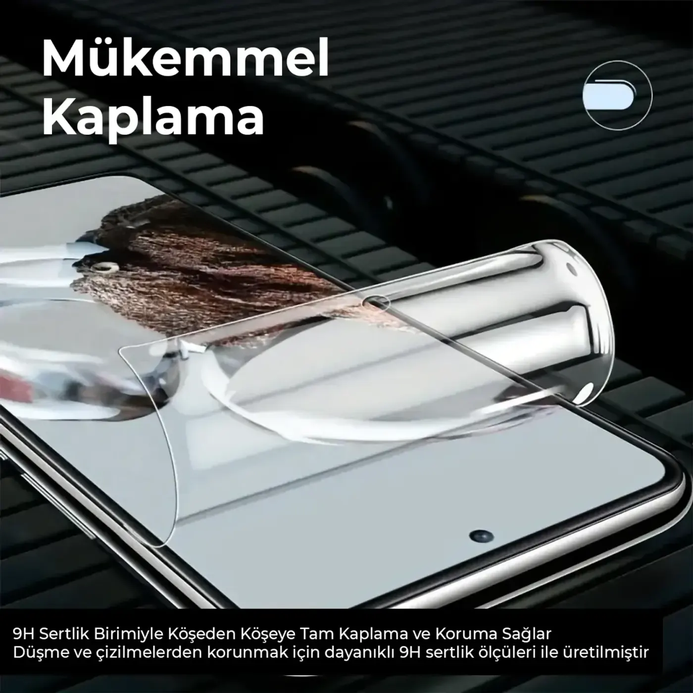 Bix Ceramic Anti-Static Matte Oleofobik Ekran Koruyucu — görsel 4