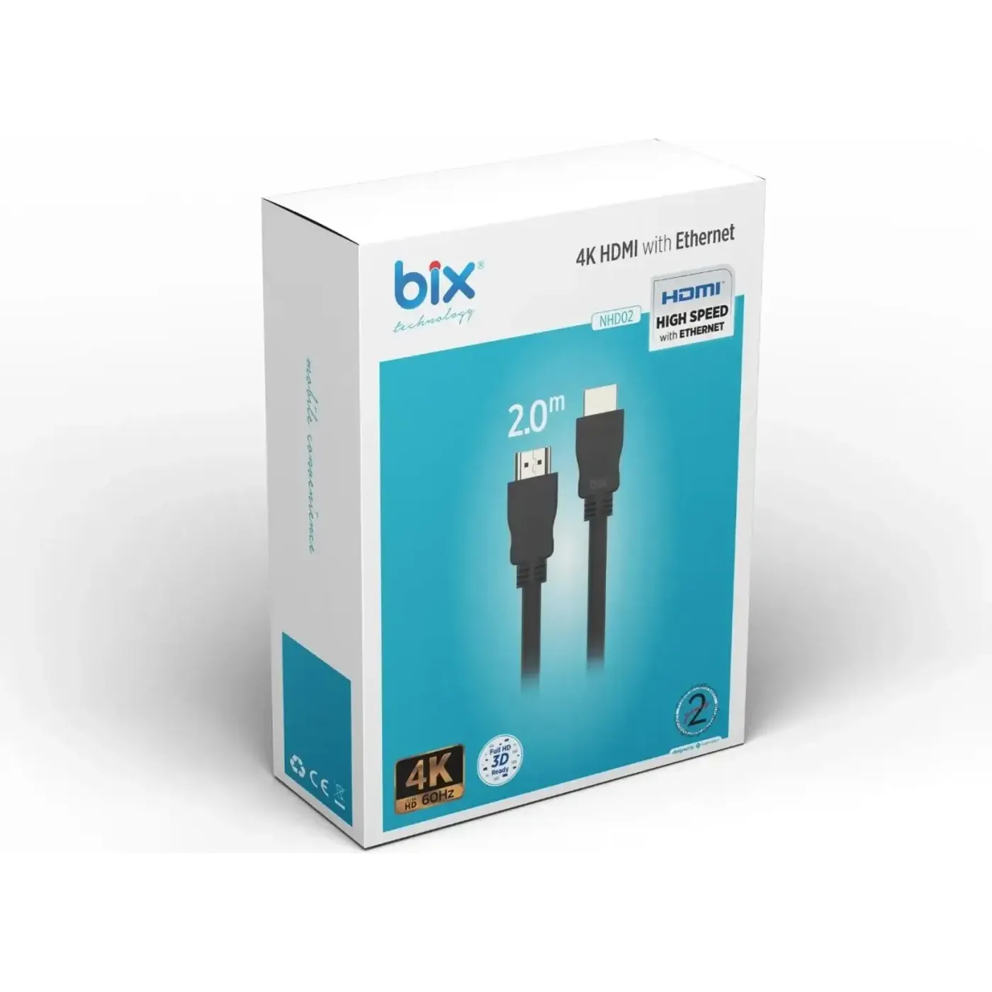 NHD02 4K 60Hz Yüksek Hızlı Ethernet ve HDMI Kablosu — görsel 2