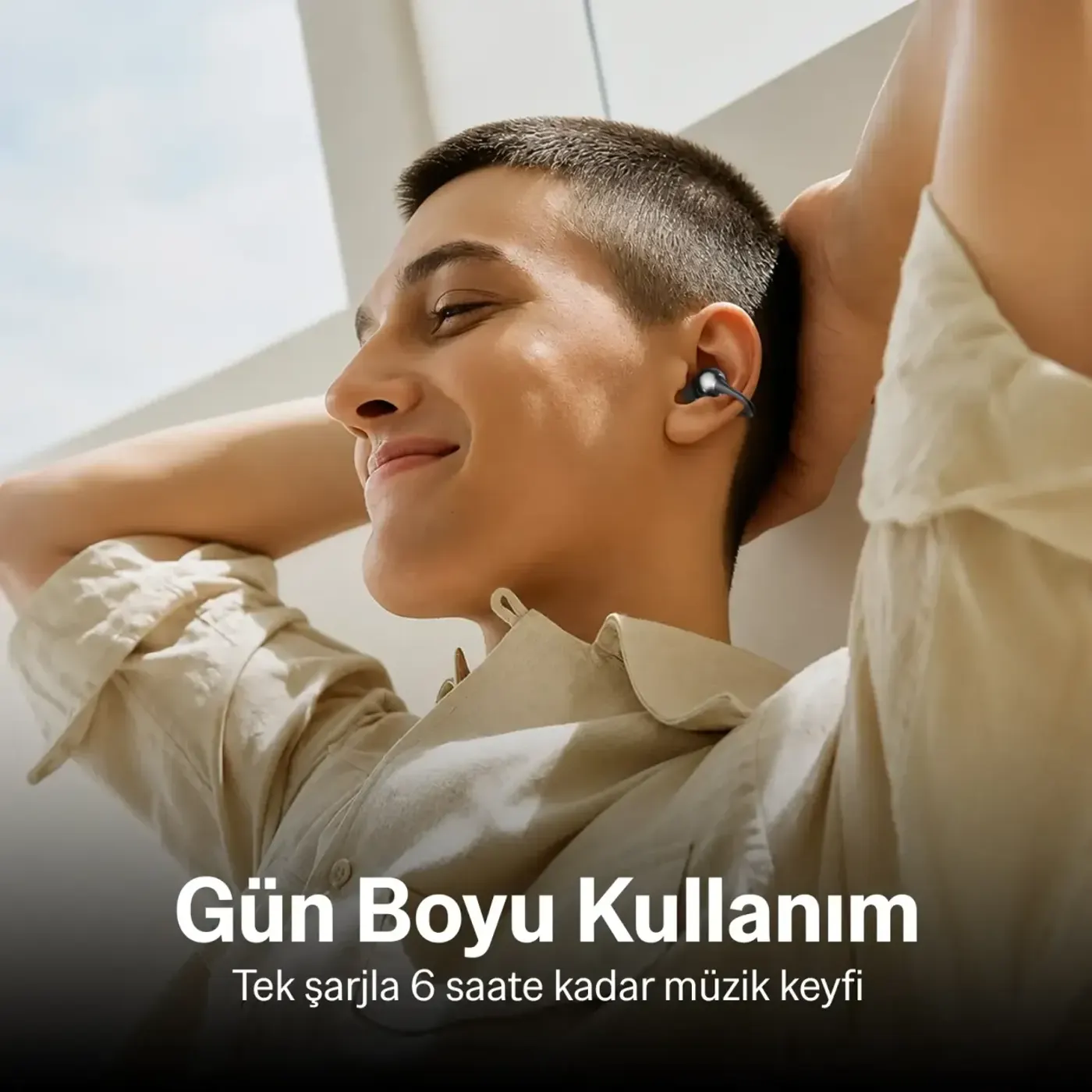 Bix OWS4 Bluetooth 6.0 IPX5 Open-Ear Kulaklık — görsel 5