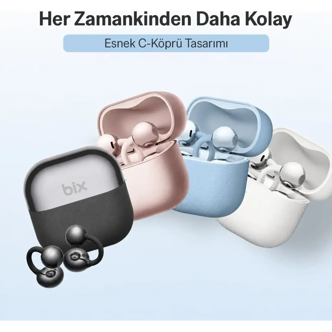 OWS6 Open-Ear Tasarımlı Bluetooth 6.0 Kablosuz Kulaklık — görsel 5