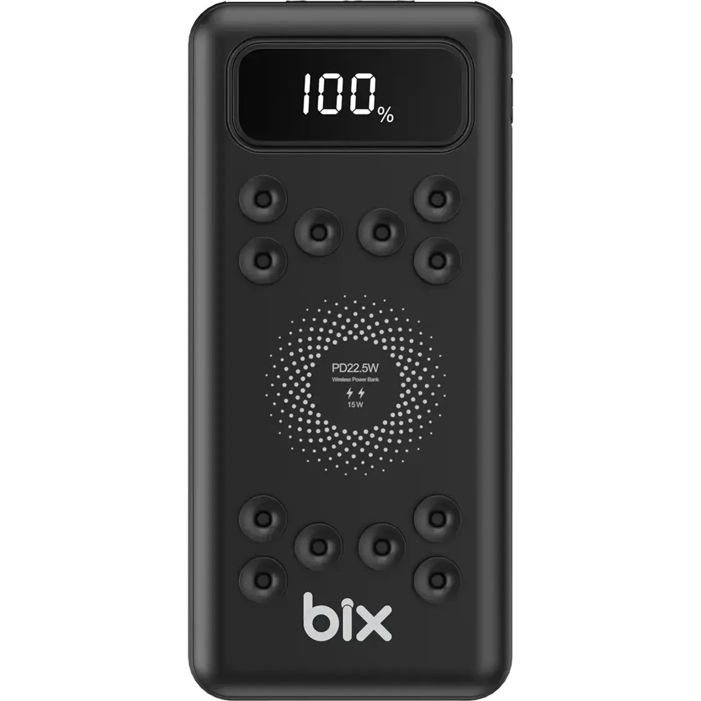 PB103 10000 mAh Vantuzlu Kablosuz LED Powerbank — görsel 2