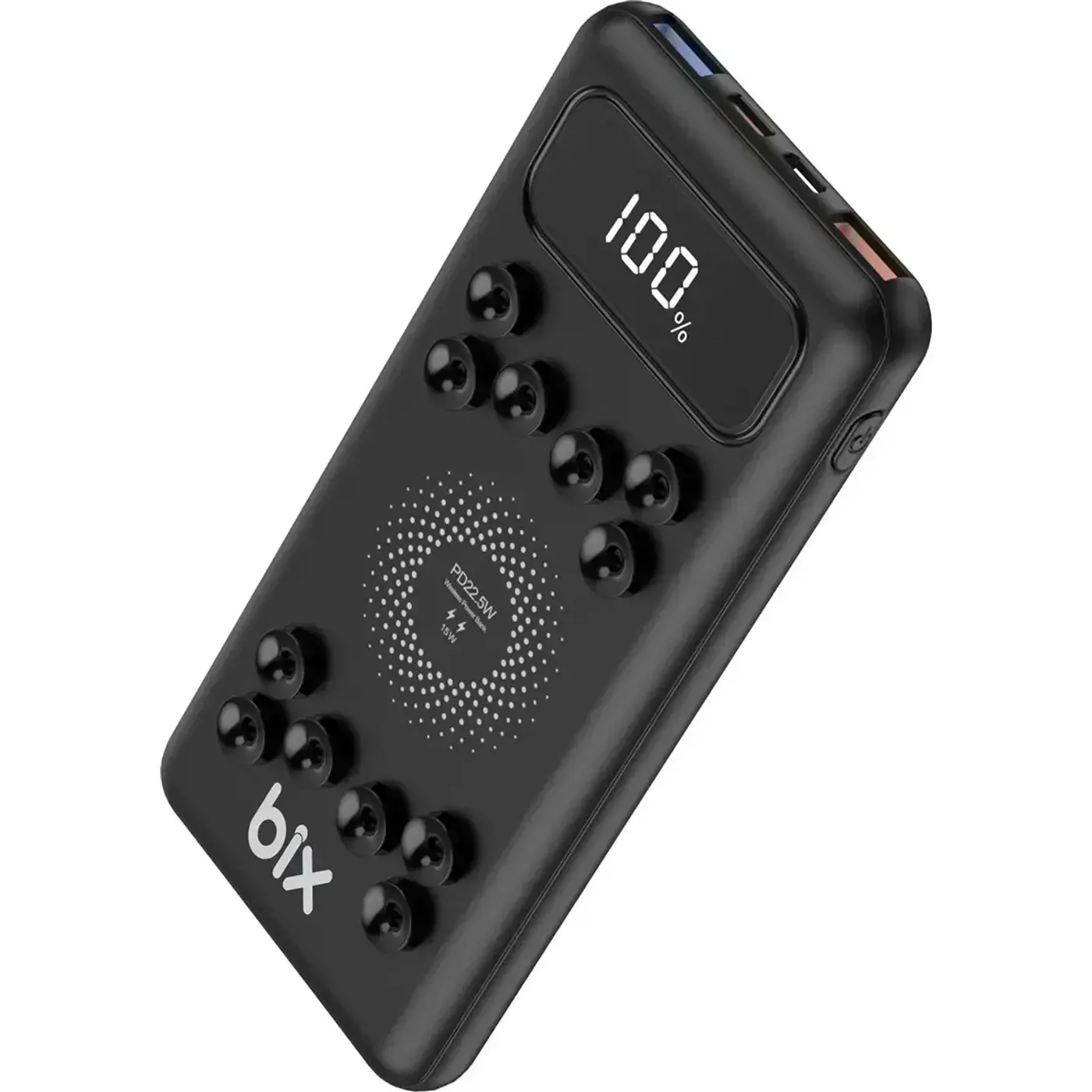 PB103 10000 mAh Vantuzlu Kablosuz LED Powerbank