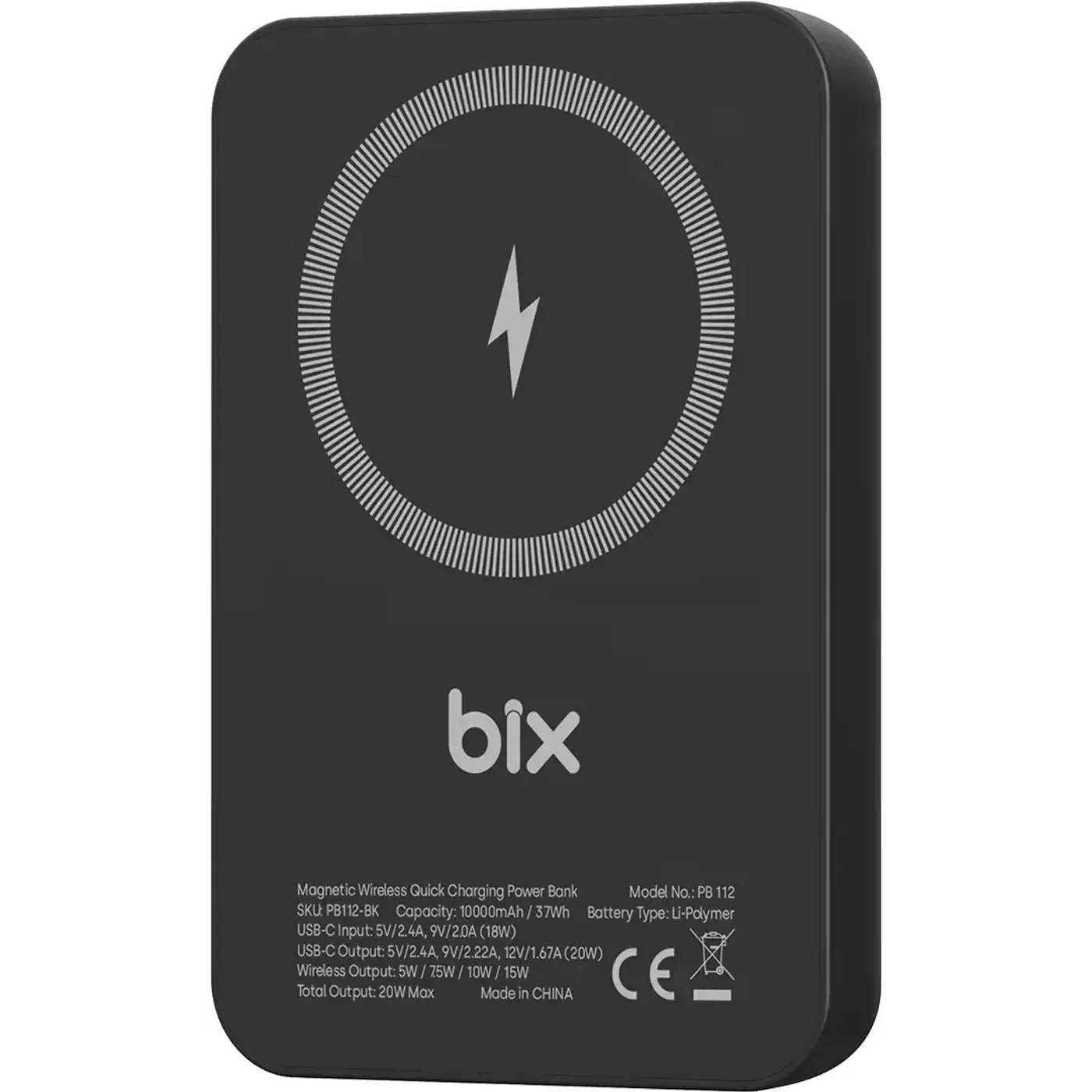 PB112 15W Manyetik Kablosuz Şarj ve 20W USB-C Hızlı