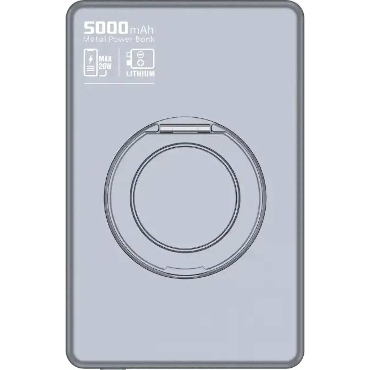PB115 5000mAh PD 20W USB-C ve 15W Manyetik Kablosuz — görsel 3