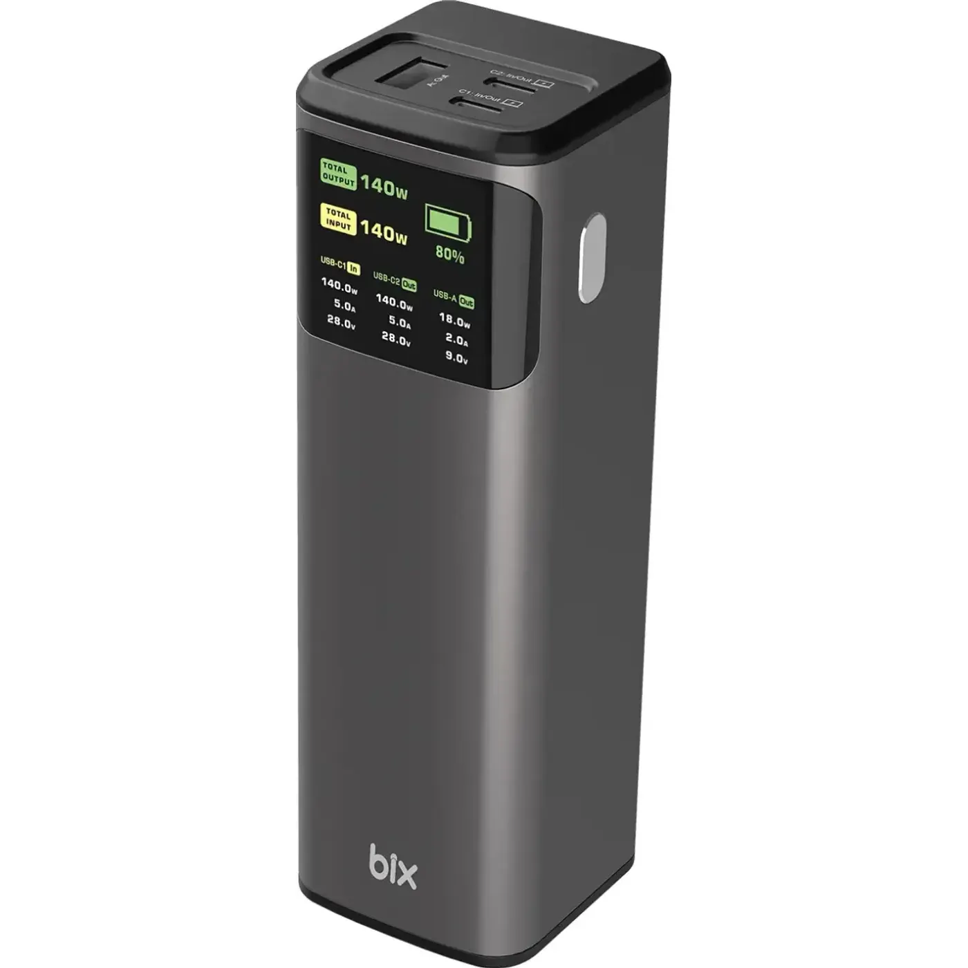 Bix 200W 24000mAh Powerbank PD3.1 Hızlı Şarj, Çift