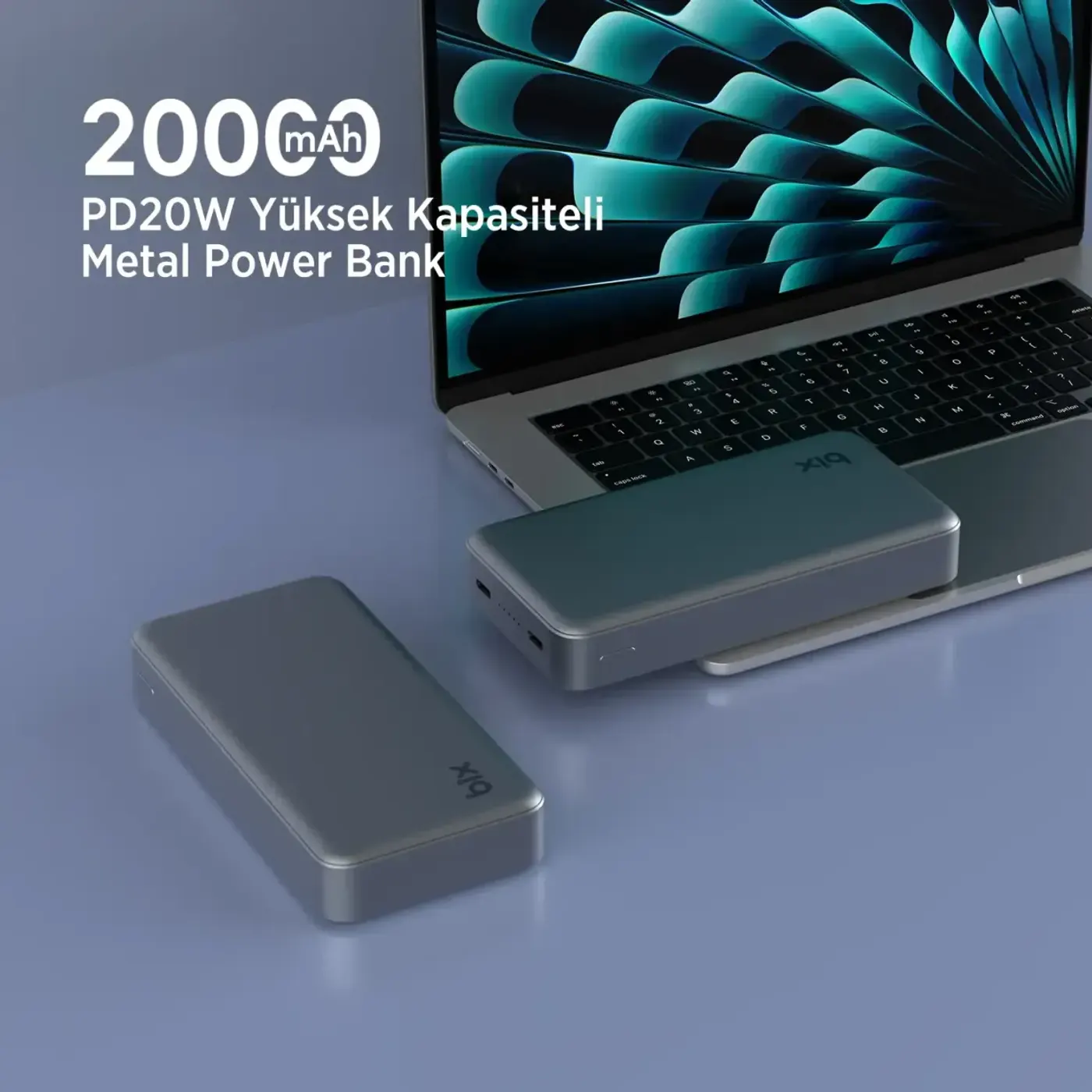PB205 20000mAh PD 20W Çift USB-C Portlu Hızlı Şarj — görsel 5