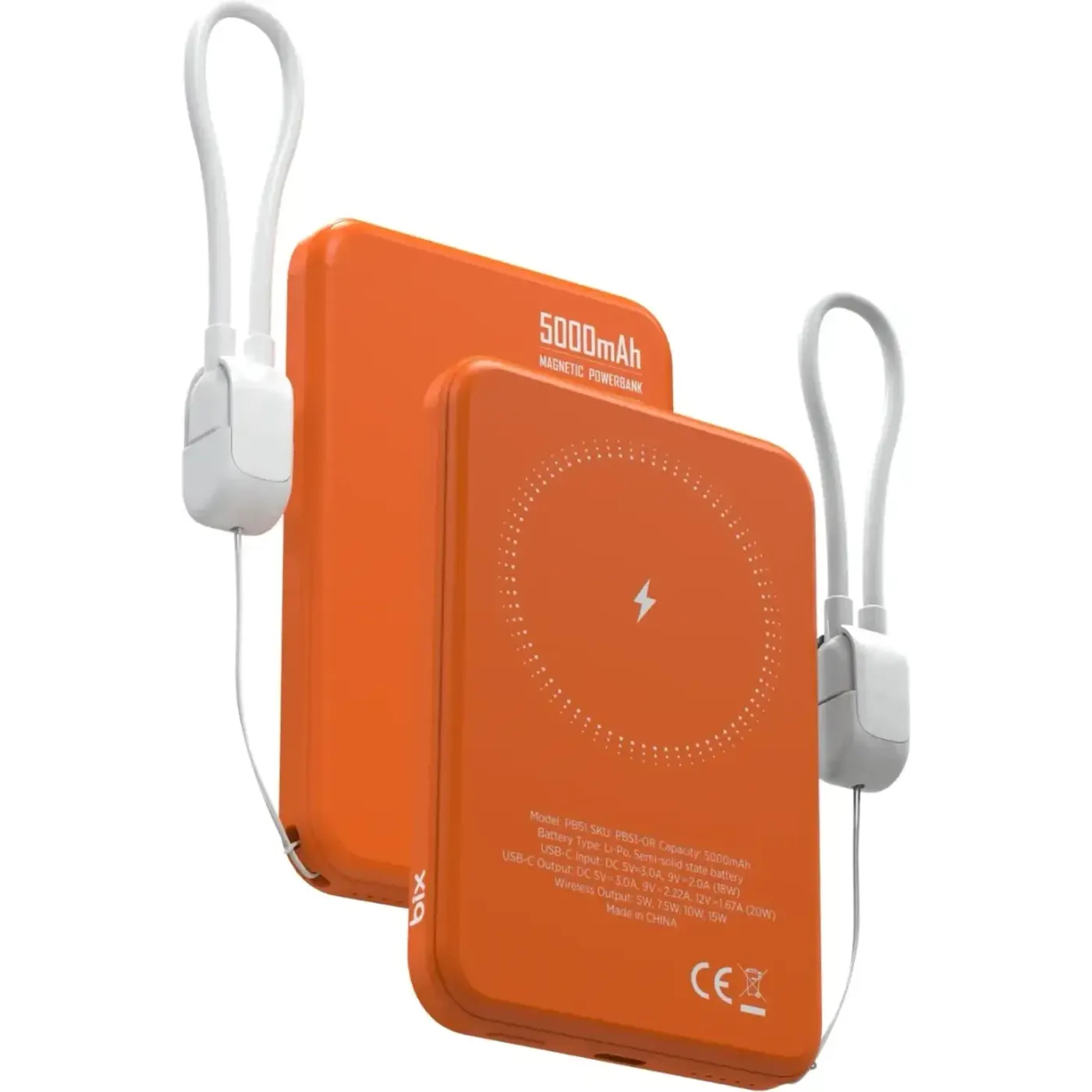 PB51 5000mAh 15W MagSafe Manyetik Kablosuz Şarjlı 20W