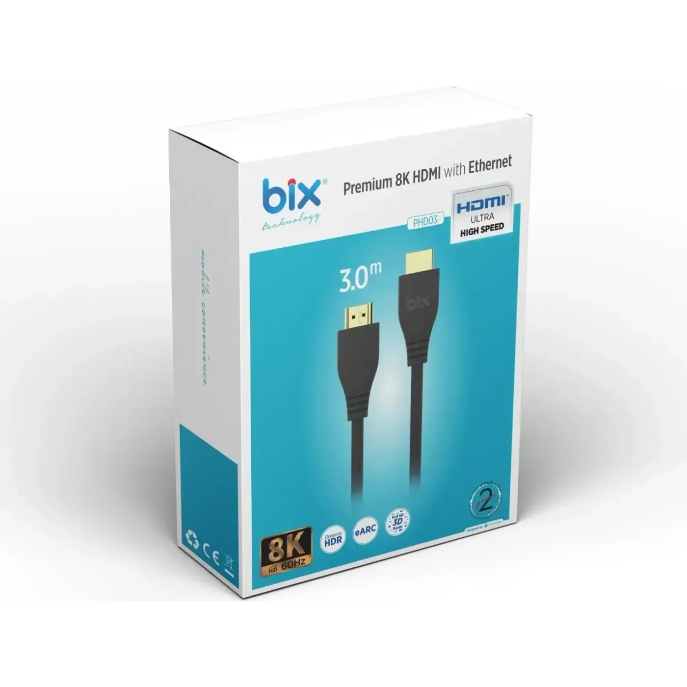 PHD03 8K 60Hz Yüksek Hızlı Ethernet ve HDMI Kablosu 3 — görsel 2