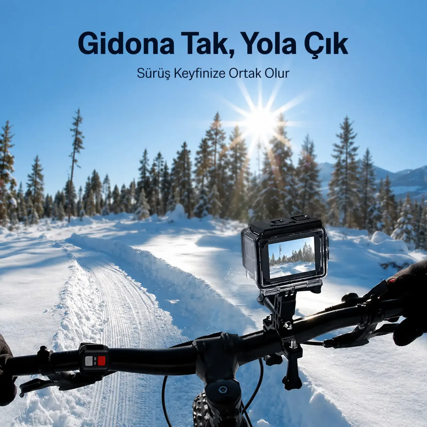 Bix Pulse 2 Wi-Fi 4K 30FPS Aksiyon Kamerası 20 MP Web — görsel 5