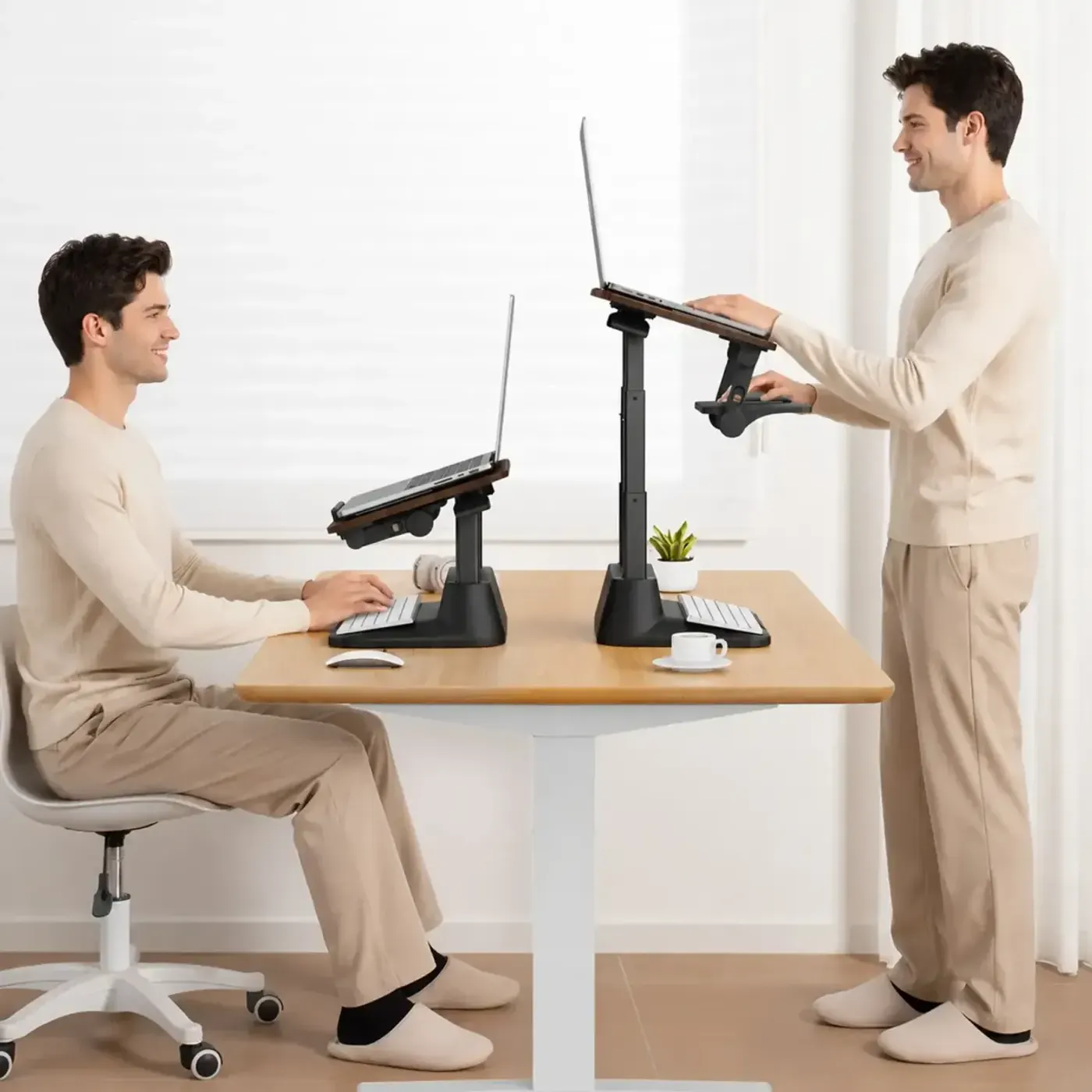 Bix Saiji D8 Ayarlanabilir Ergonomik Laptop Standı — görsel 3