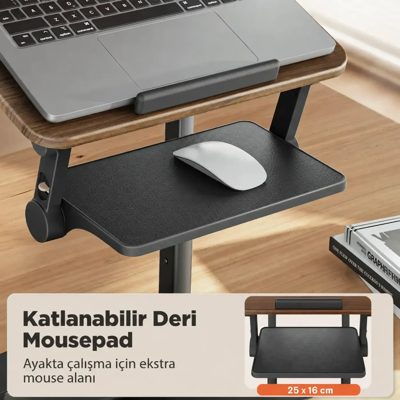 Bix Saiji D8 Ayarlanabilir Ergonomik Laptop Standı — görsel 5