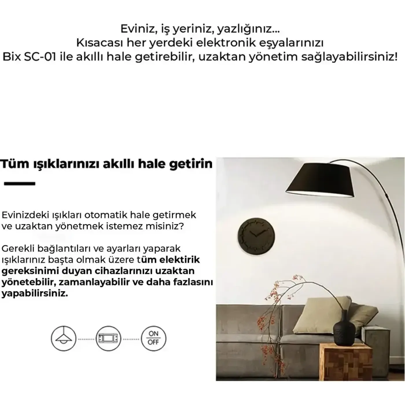 SC-01 WiFi Kontrollü Akıllı Röle Zamanlama ve Sesli — görsel 4