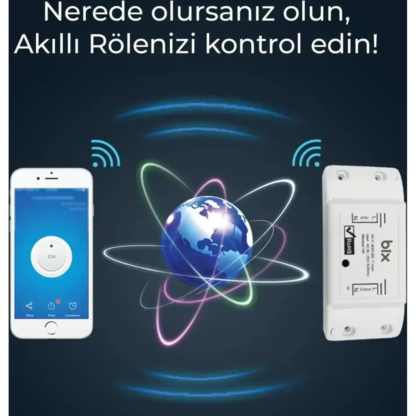 SC-01 WiFi Kontrollü Akıllı Röle Zamanlama ve Sesli — görsel 5