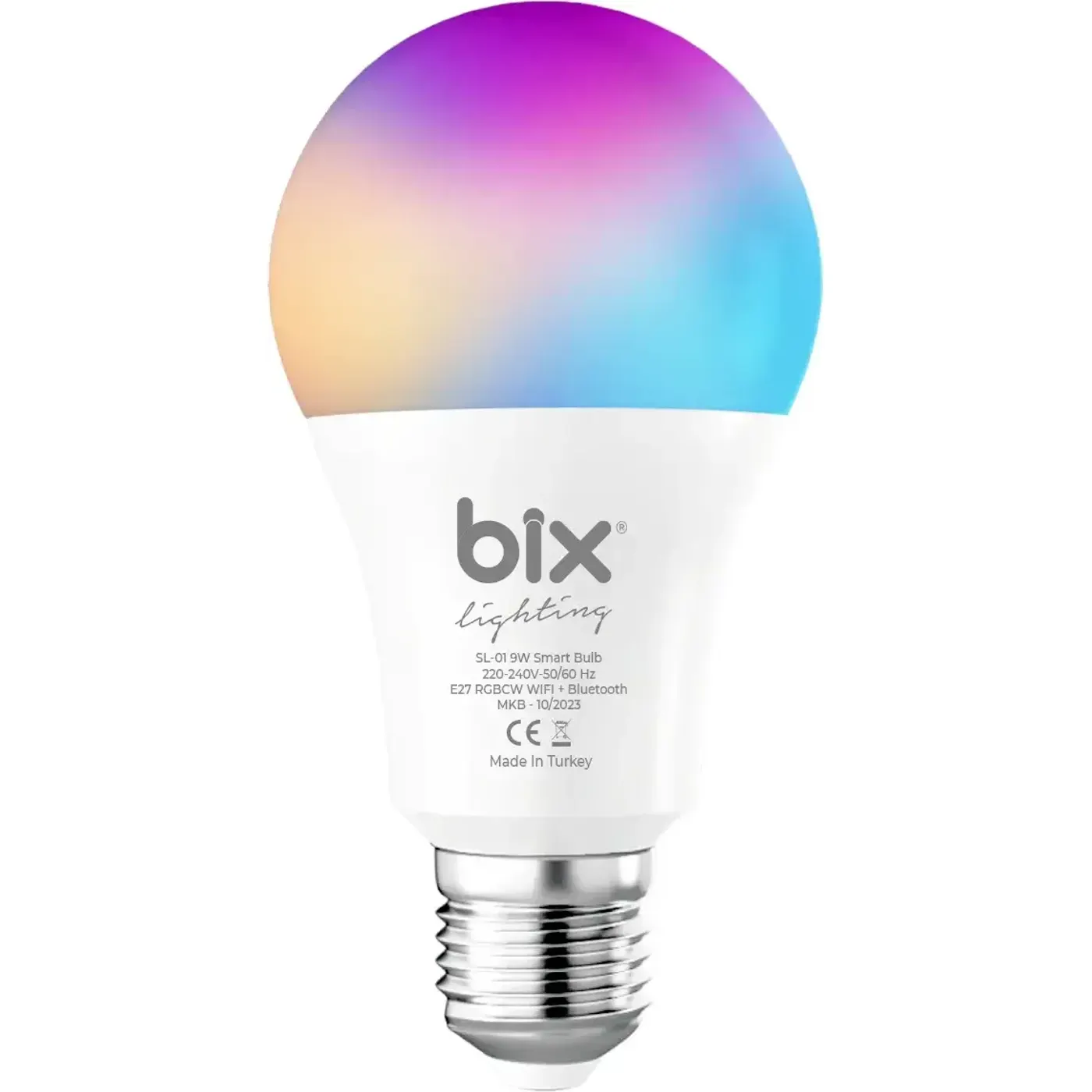 SL-01 Aura 9W Çok Renkli RGB WiFi-Bluetooth Akıllı