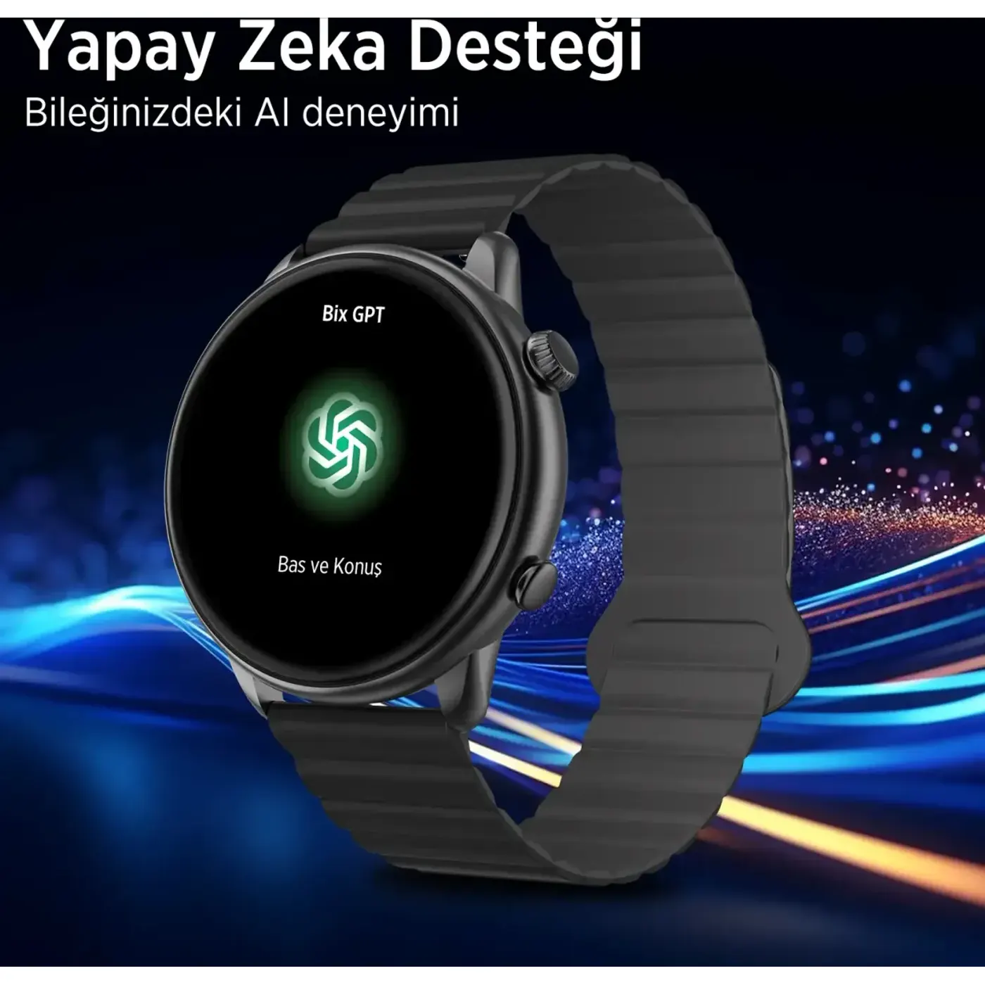 SW02AI 1.43” AMOLED Ekran, Bluetooth 5.2 Akıllı Saat — görsel 6