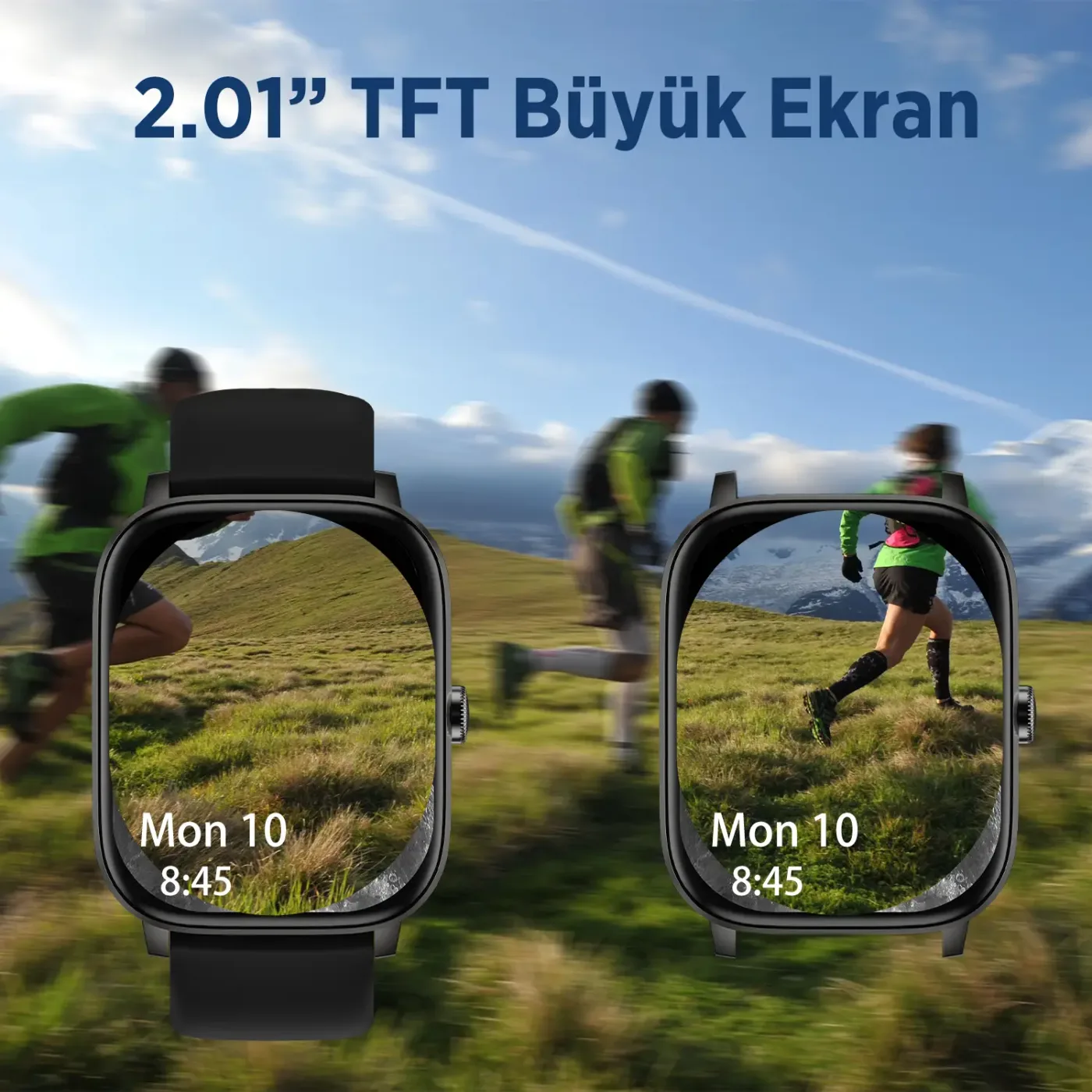 SW03 2.01” TFT Geniş Ekran, Spor Sağlık Akıllı Saat — görsel 3