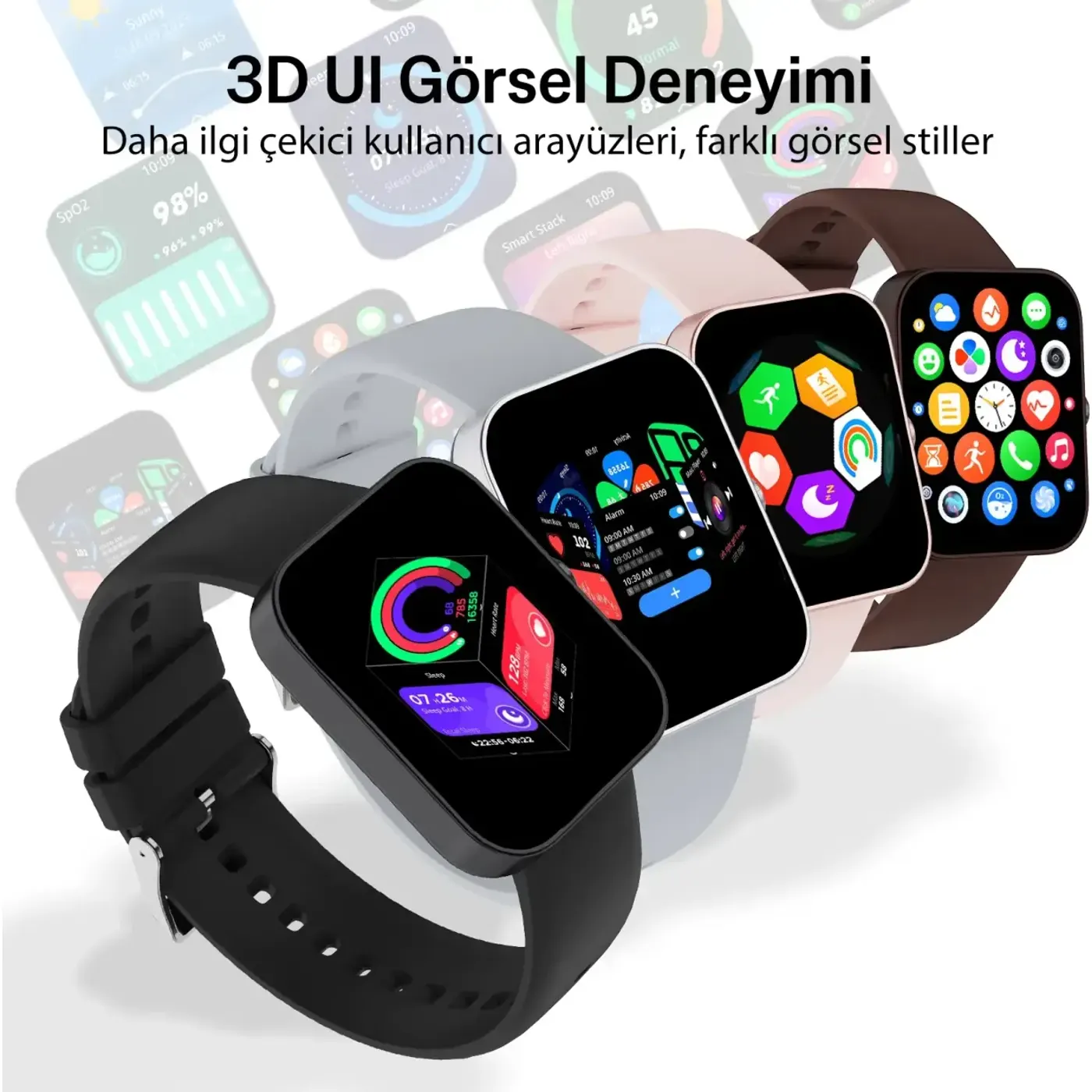 SW04 Bluetooth Arama Destekli 1.83” HD Akıllı Saat — görsel 3