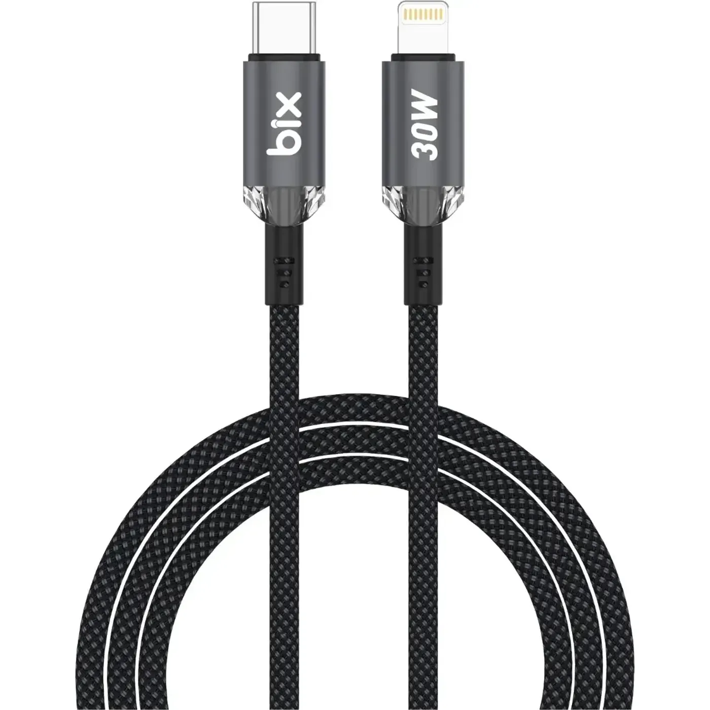 T2CL Type-C to Lightning iPhone 30W Örgülü Şarj ve Data