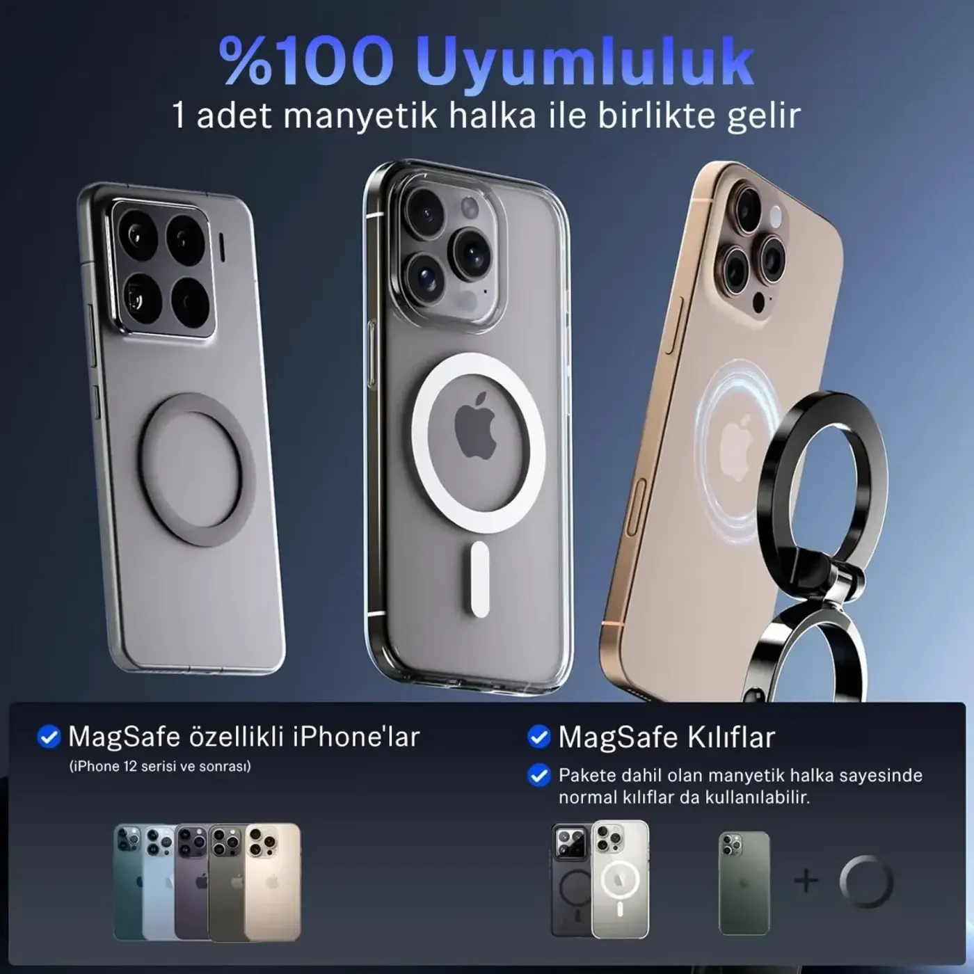 TCH02 Güçlü Vakum Özellikli 360° Araç Telefon Tutucu — görsel 6