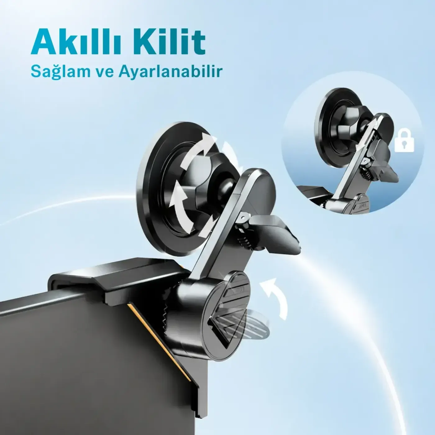 TCH03 Çok Açılı Ayarlanabilir Araç Ekranı ve Monitör — görsel 6