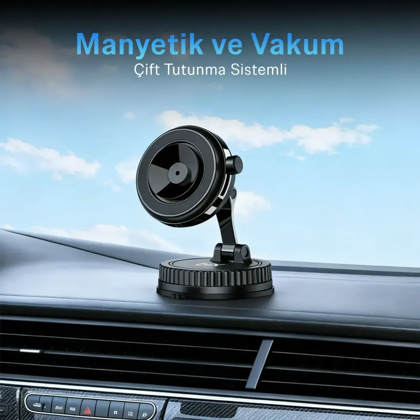 Bix TCH06 360° Manyetik Vakumlu Araç Tutucu — görsel 3